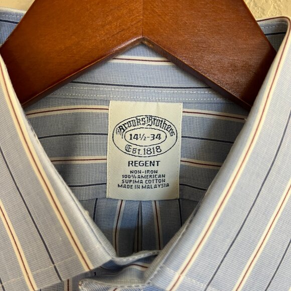 Brooks Brothers Mens Regent Dress Shirt (4 pack) 14 1/2 - 34 - Picture 3 of 10